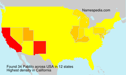 Surname Pablito in USA Surname Pablito in USA