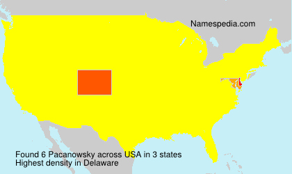 Surname Pacanowsky in USA Surname Pacanowsky in USA