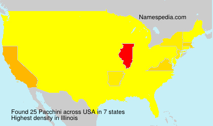 Surname Pacchini in USA Surname Pacchini in USA