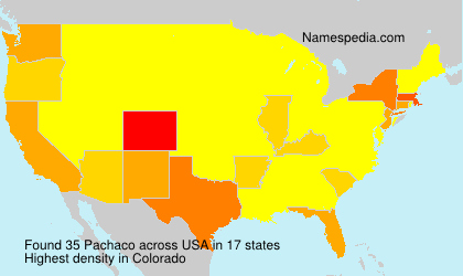 Surname Pachaco in USA Surname Pachaco in USA
