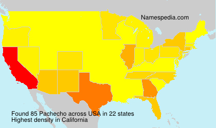 Surname Pachecho in USA Surname Pachecho in USA