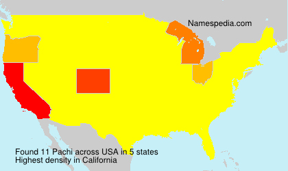 Surname Pachi in USA Surname Pachi in USA