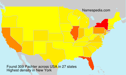 Surname Pachter in USA Surname Pachter in USA