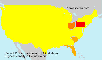 Surname Pachuk in USA Surname Pachuk in USA