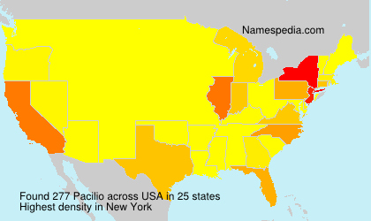 Surname Pacilio in USA Surname Pacilio in USA