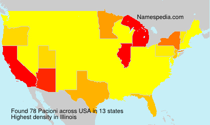 Surname Pacioni in USA Surname Pacioni in USA