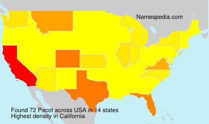 Surname Pacot in USA Surname Pacot in USA