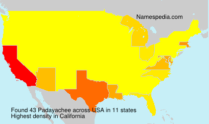 Surname Padayachee in USA Surname Padayachee in USA