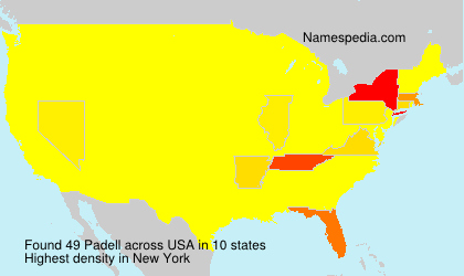 Surname Padell in USA Surname Padell in USA