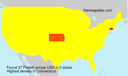 Surname Padelli in USA Surname Padelli in USA