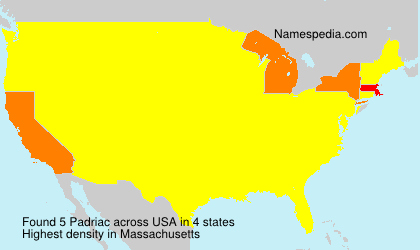 Surname Padriac in USA Surname Padriac in USA
