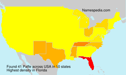 Surname Paffe in USA Surname Paffe in USA