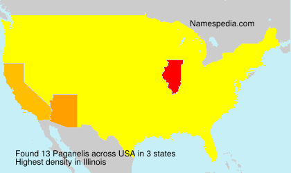 Surname Paganelis in USA Surname Paganelis in USA