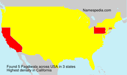 Surname Pagdiwala in USA Surname Pagdiwala in USA