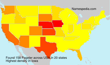 Surname Pageler in USA Surname Pageler in USA