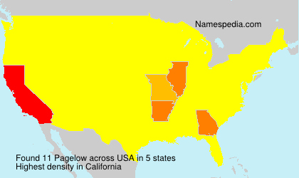 Surname Pagelow in USA Surname Pagelow in USA
