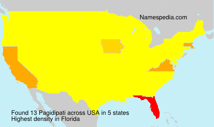 Surname Pagidipati in USA Surname Pagidipati in USA