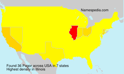 Surname Pagor in USA Surname Pagor in USA