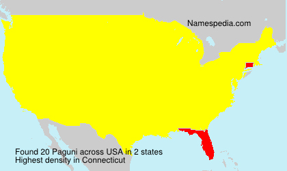 Surname Paguni in USA Surname Paguni in USA