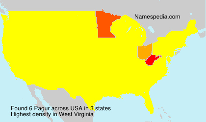Surname Pagur in USA Surname Pagur in USA