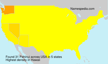 Surname Pahinui in USA Surname Pahinui in USA