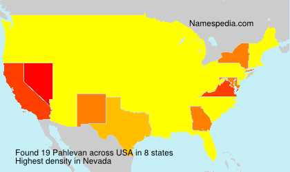 Surname Pahlevan in USA Surname Pahlevan in USA