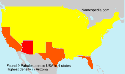 Surname Pahules in USA Surname Pahules in USA