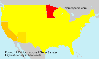 Surname Paidosh in USA Surname Paidosh in USA