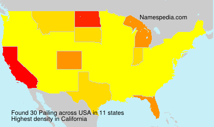 Surname Pailing in USA Surname Pailing in USA