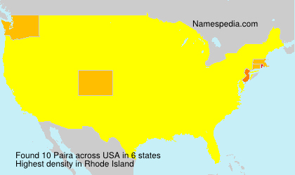 Surname Paira in USA Surname Paira in USA
