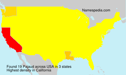 Surname Pajaud in USA Surname Pajaud in USA