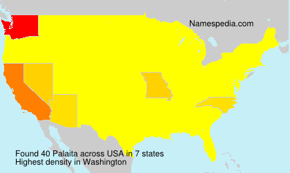 Surname Palaita in USA Surname Palaita in USA
