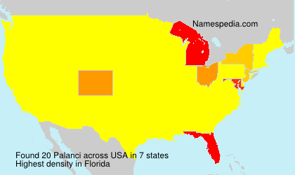 Surname Palanci in USA Surname Palanci in USA
