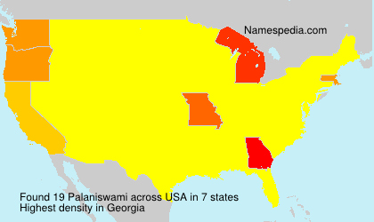 Surname Palaniswami in USA