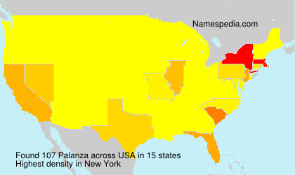 Surname Palanza in USA Surname Palanza in USA