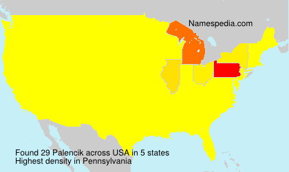Surname Palencik in USA Surname Palencik in USA