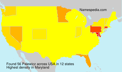 Surname Palewicz in USA Surname Palewicz in USA