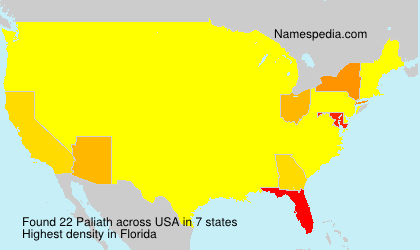 Surname Paliath in USA Surname Paliath in USA