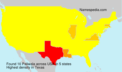 Surname Paliwala in USA Surname Paliwala in USA