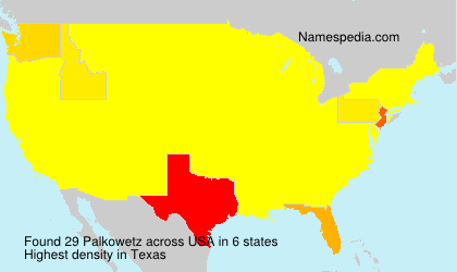 Surname Palkowetz in USA Surname Palkowetz in USA