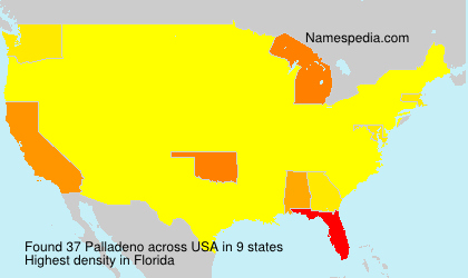 Surname Palladeno in USA Surname Palladeno in USA
