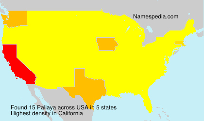 Surname Pallaya in USA Surname Pallaya in USA