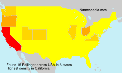 Surname Pallinger in USA Surname Pallinger in USA