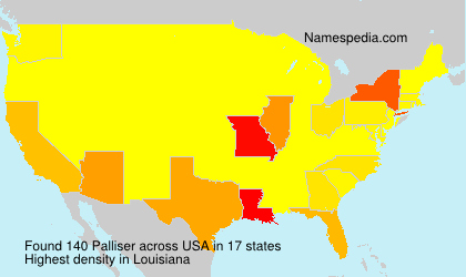 Surname Palliser in USA Surname Palliser in USA