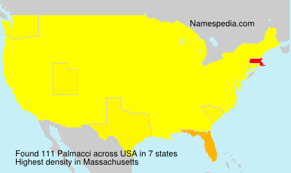 Surname Palmacci in USA Surname Palmacci in USA