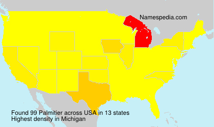 Surname Palmitier in USA Surname Palmitier in USA