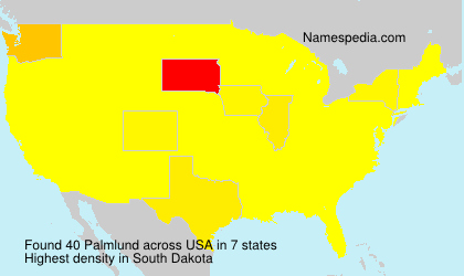 Surname Palmlund in USA Surname Palmlund in USA