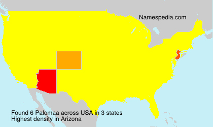 Surname Palomaa in USA Surname Palomaa in USA