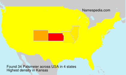 Surname Palsmeier in USA Surname Palsmeier in USA