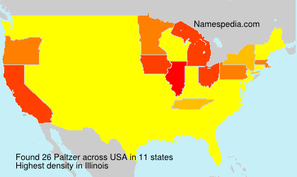 Surname Paltzer in USA Surname Paltzer in USA